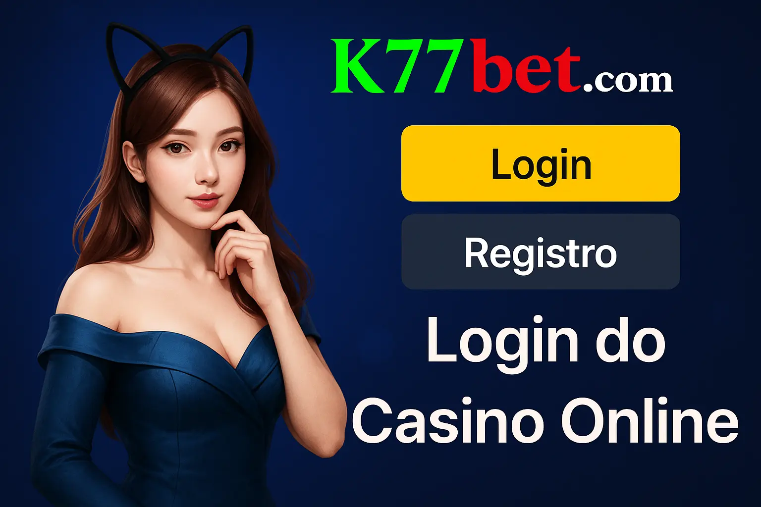 Criar uma nova Conta no plataforma K77BET.COM